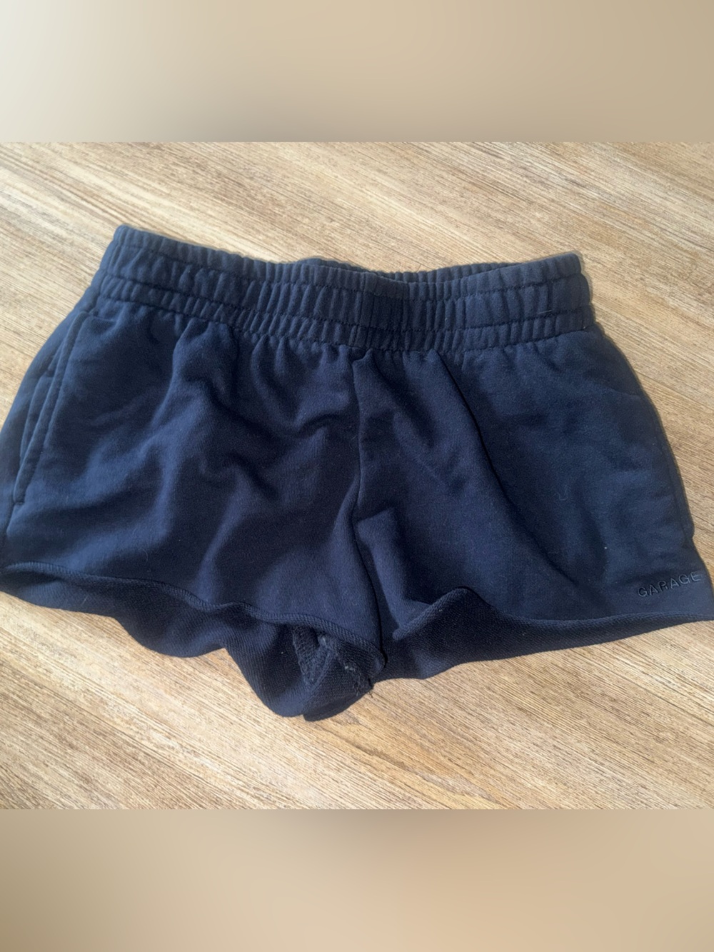 Garage Navy Blue Sweat Shorts